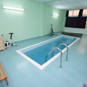 Swimming pool and sauna